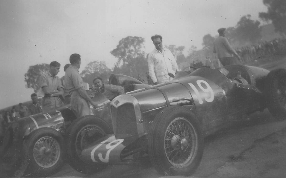 NEED FOR SPEED: It wasn't surprising that Arthur Rizzo became a motor mechanic and later raced cars. His father Joseph liked to take the family to the Olympia Motor Speedway.