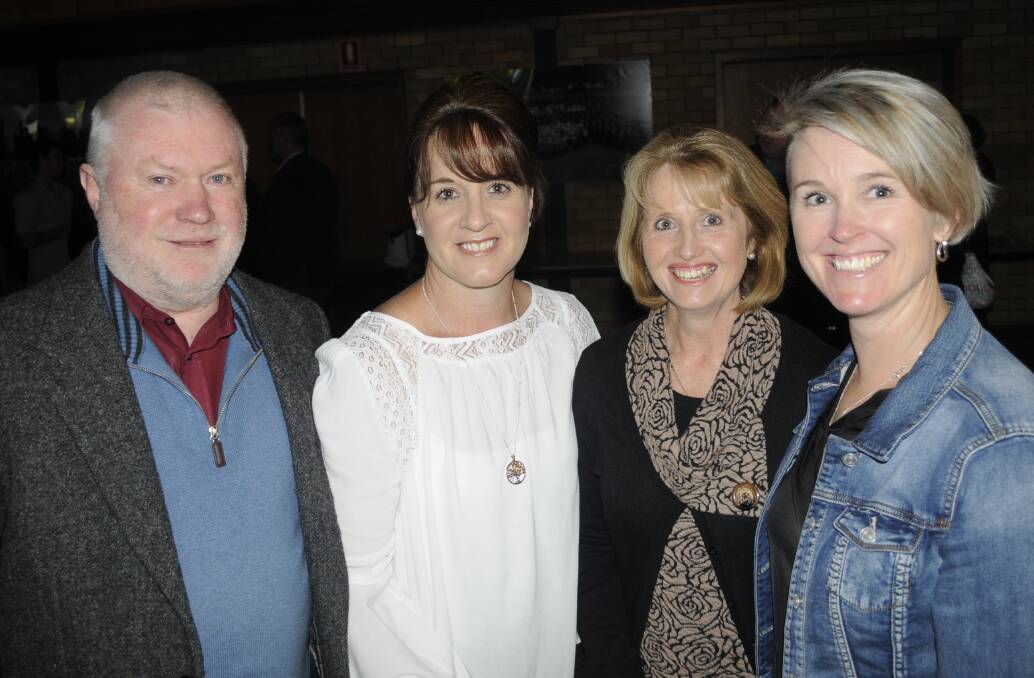 FAREWELL: Richard Mottram, Jenny Donnelly, Kathy Weal and Melinda Hadley. 102216cfwell7