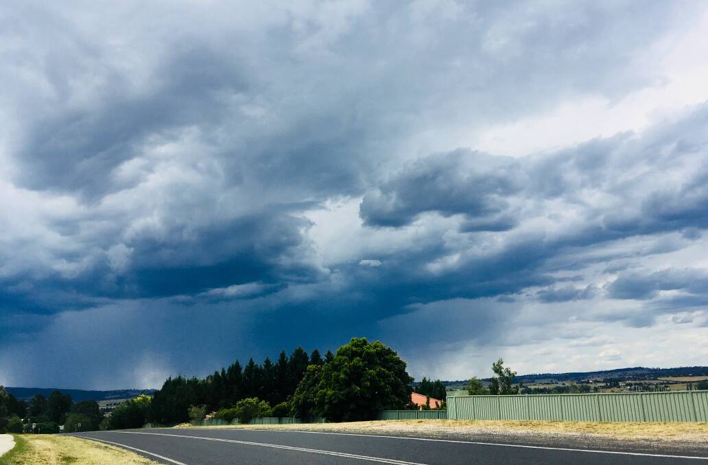SNAPSHOT: Reader William Hahn captured this storm front arriving from Bradwardine Road on Monday. 