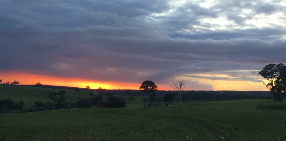 SNAPSHOT: Reader Eliza Longmuir Pearce captured this recent striking sunrise.