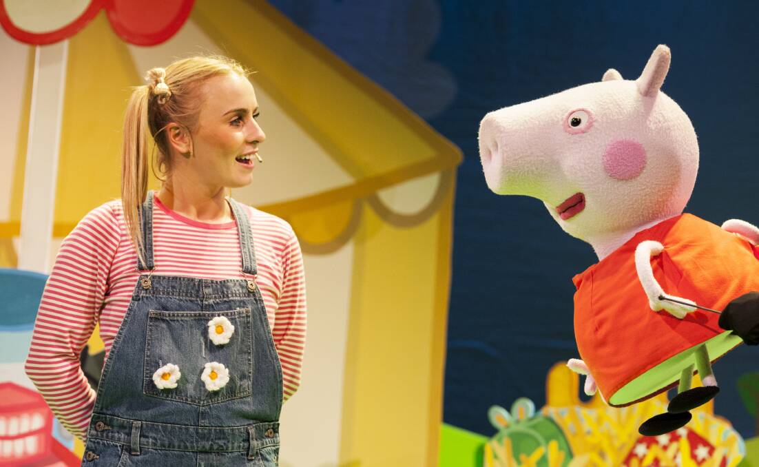 BRINGING HOME THE BACON: Peppa Pig is coming to the Bathurst Memorial Entertainment Centre in December.