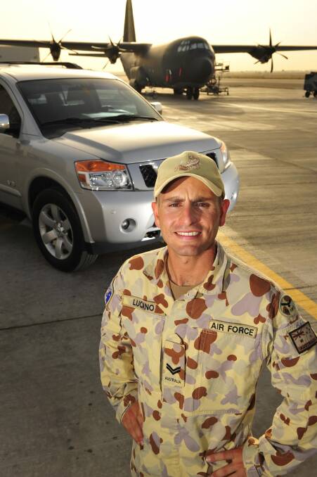 IMPORTANT DAY: Sergeant Paul Lucano, who served in Afghanistan in 2009 and 2010, will have a prominent role at Tuesday's Anzac Day NRL clash.