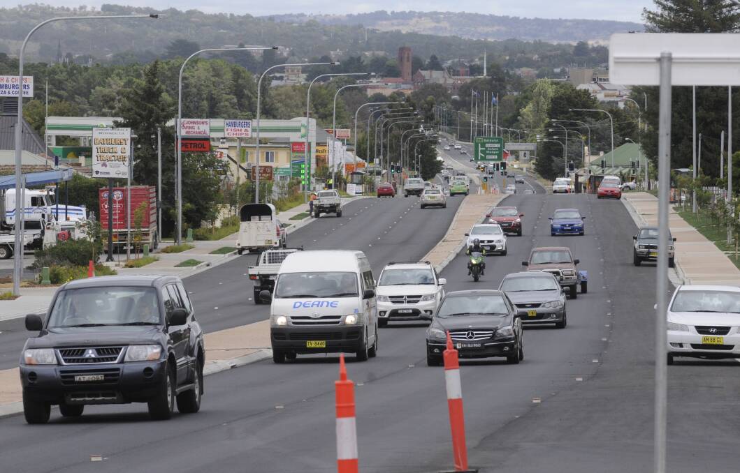 FAST LANE: There is plenty more room to move, but motorists should remember the speed limit on the Great Western Highway upgrade at Kelso.