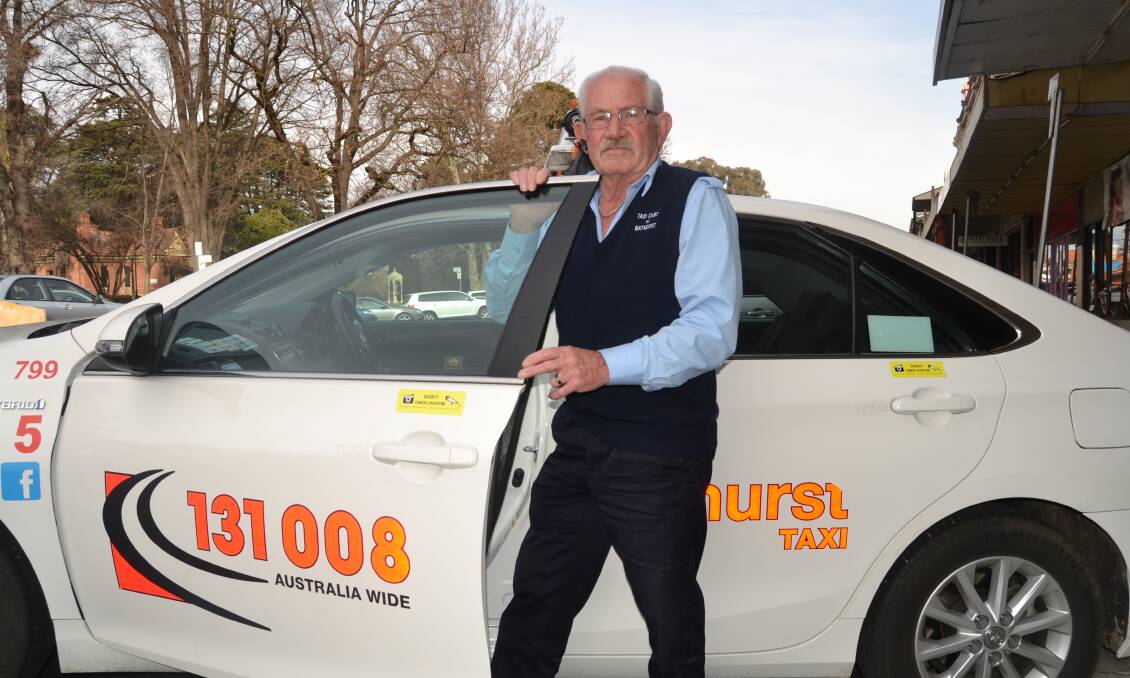 CHANGE: Bathurst Taxis director Dean Shadbolt says local drivers will have the option of asking for pre-payment from this Saturday. 062717taxi