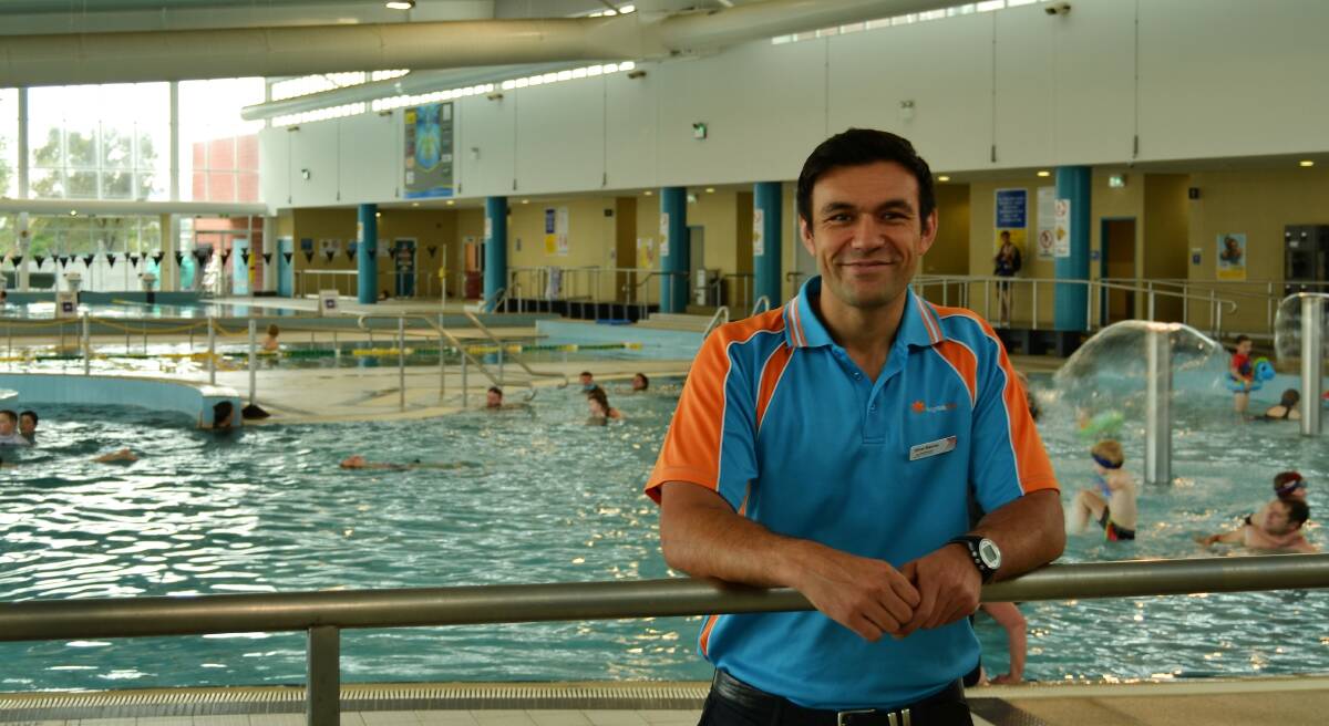 MAKING A SPLASH: Bathurst Aquatic Centre manager Oliver Barclay knows what a difference the hot weather makes to the centre's numbers.