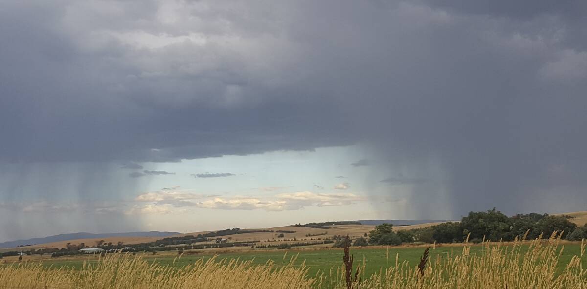 SNAPSHOT: Reader Christina Monk took this photo from the Vale Road looking back towards the Blue Mountains on Friday.