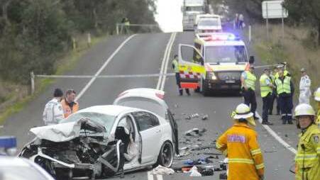 TRAGEDY: Two people remain in hospital after their white Commodore was involved in a head-on collision that claimed the life of an Orange woman on Sunday.
