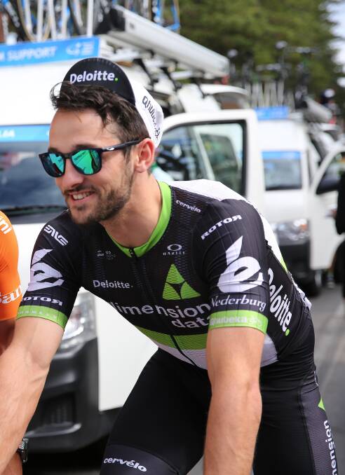 GOOD WEEK: Nathan Haas placed fourth at the Tour Down Under.