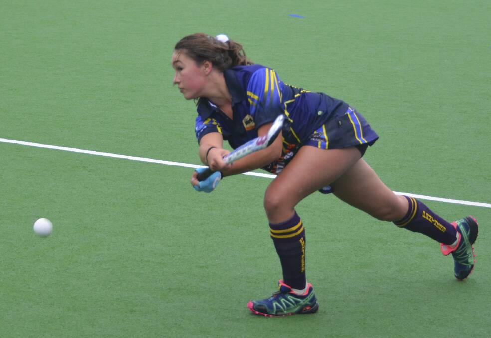 STEP UP: All Saints' College student Hannah Kable is comfortable playing Premier League Hockey for the Lithgow Panthers, but later this year will be tested when she pulls on the green and gold colours of Australia.