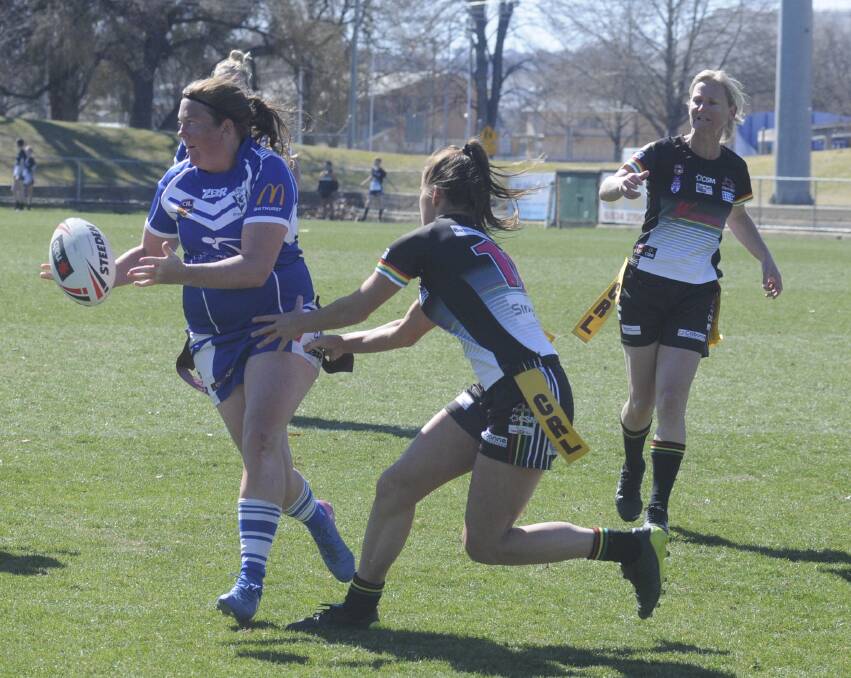 NEXT STEP: Karah Armstrong and her Saints beat Bathurst Panthers last Sunday to set up a grand final qualifier against Orange Hawks. Photo: CHRIS SEABROOK
