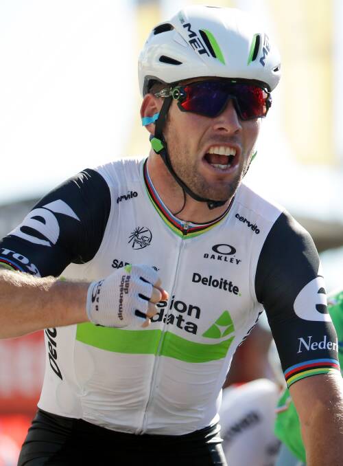 ON THE HUNT: Mark Renshaw's team-mate Mark Cavendish is still hunting for a stage win at the Tour of Dubai. Photo: GETTY IMAGES 010317cav
