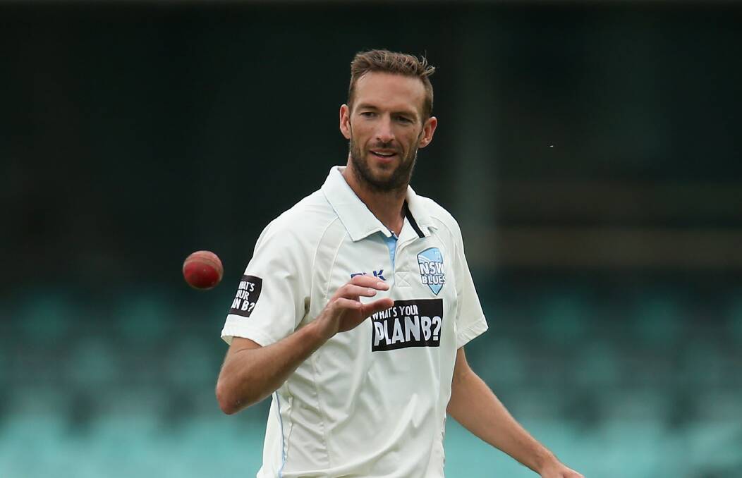 TIGER HUNTING: Trent Copeland has been named in the NSW Sheffield Shield side to take on Tasmania. Photo: GETTY IMAGES 112416copeland