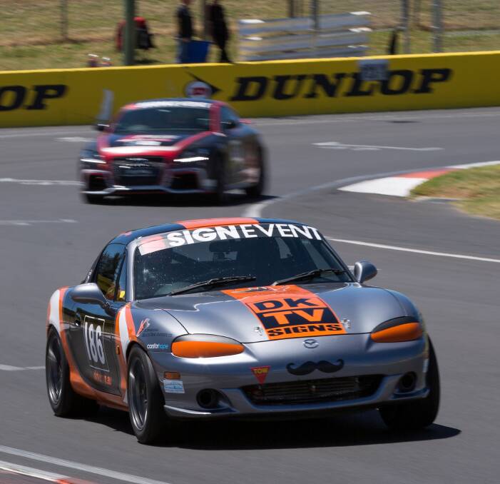 KING AT THE MOUNT: Perthville's Tony King was amongst the victors at the inaugural Challenge Bathurst. Photo: RHYS VANDERSYDE InSyde Media