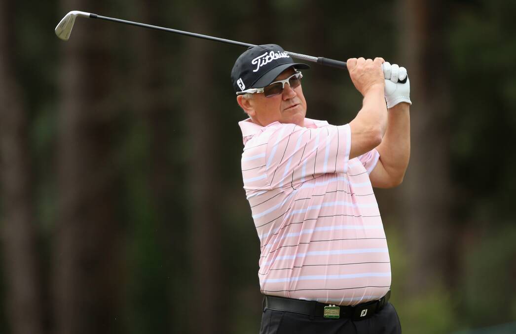 SOLID START: Bathurst's Peter O'Malley was even with the card after day one of The Senior Open Championship.