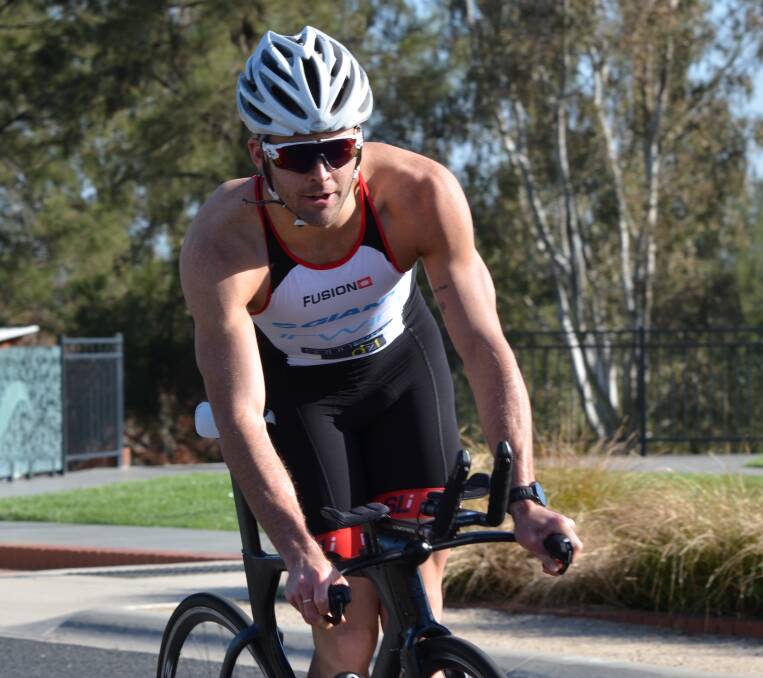 IMPRESSIVE: Nick North took out the King Cain Bathurst Wallabies Triathlon Club's long course race on Sunday in impressive fashion. Photo: ANYA WHITELAW