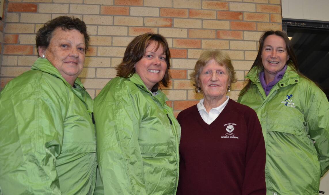 MASTERS: Amongst the Bathurst players who will be at the Half State Championships are, from left, Rhonda Pearse, Kath Mooney, Liz Smith and Sheree Richards.