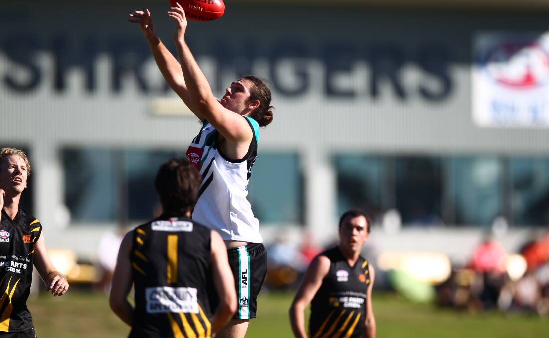 HAT-TRICK: Harry Bowden and his Bushrangers Rebels team-mates made it three wins from as many starts so far this season with a commanding victory over Cowra.