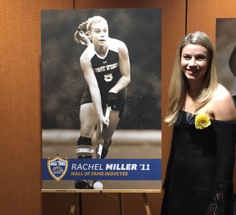 ANOTHER HONOUR: Bathurst hockey talent Rachel Miller has been inducted into the Kent State University Varsity 'K' Hall Of Fame.