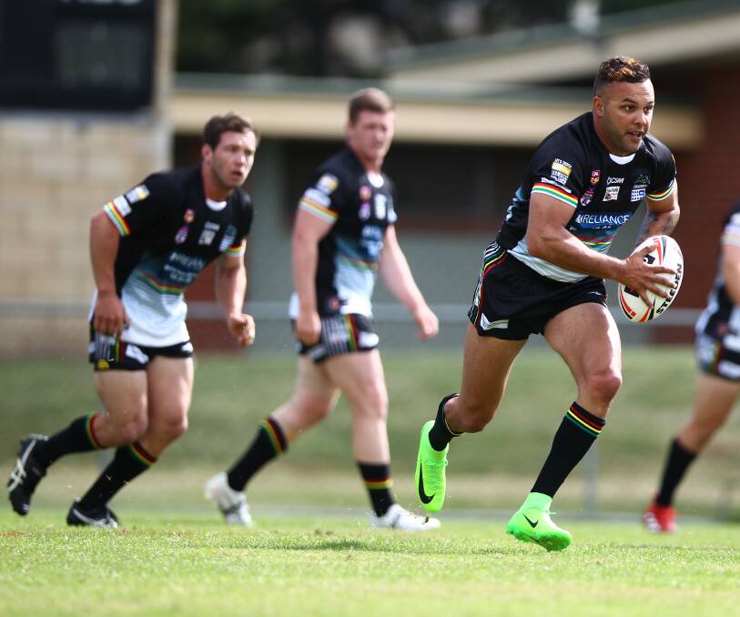 STAYING GROUNDED: Jeremy Gordon and his fellow Panthers are in good touch, but want to keep improving and building momentum. Photo: PHIL BLATCH 040917pbpanthers6