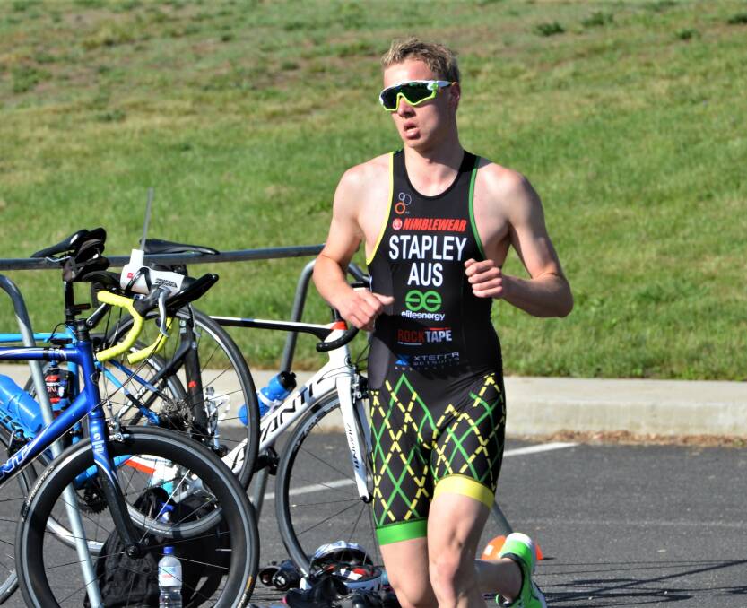 BUILDING: Josh Stapley was fourth outright at the Wyong Triathlon Festival as he builds towards national qualifiers. Photo: ANYA WHITELAW