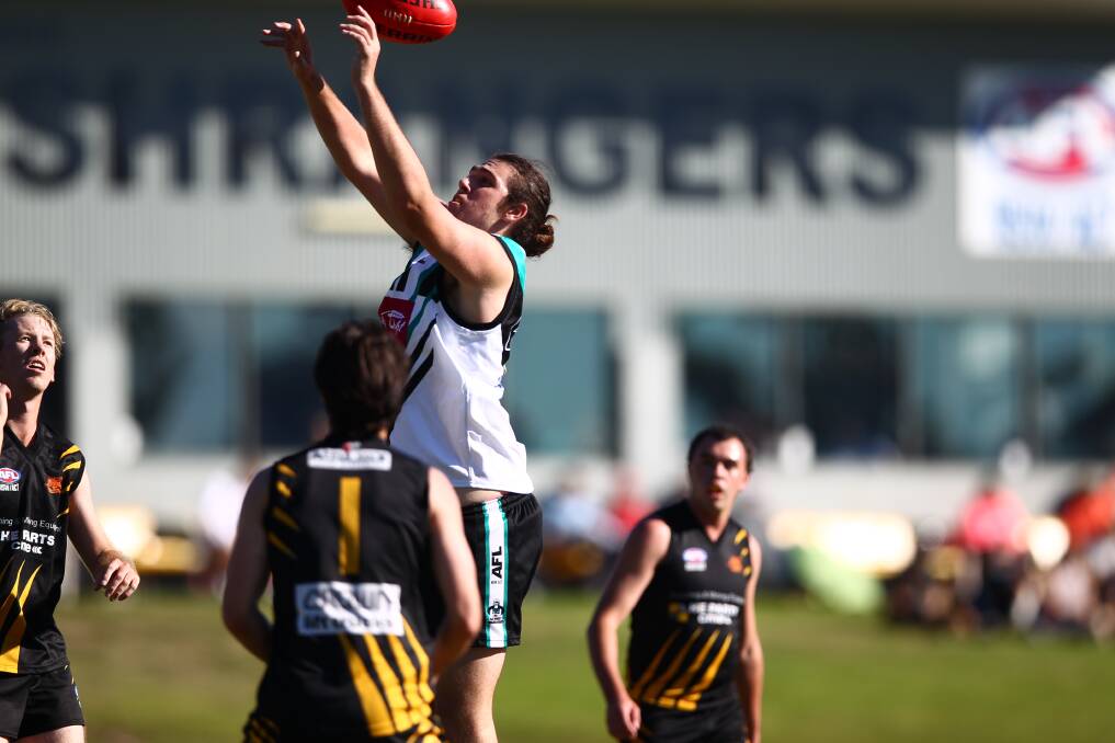MILESTONE: Harry Bowden notched up game number 50 for the Bathurst Bushrangers last Saturday. Photo: PHIL BLATCH