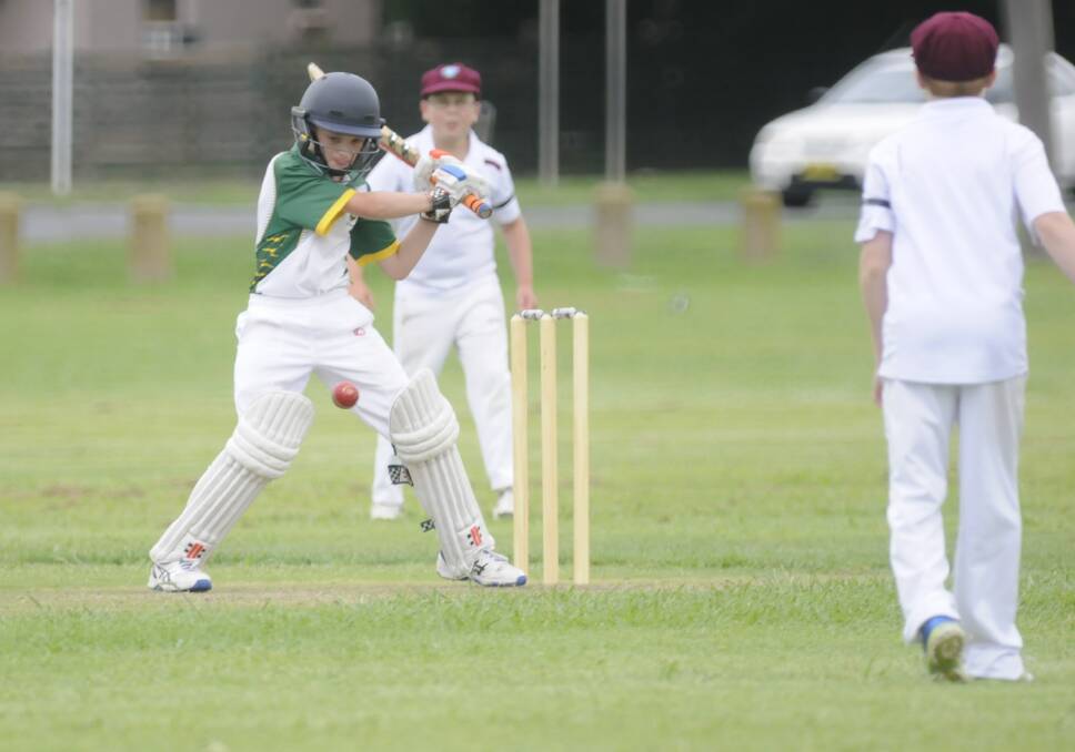 NICE KNOCK: Bathurst talent Hamish Siegert made 26 opening the batting for the Mitchell Cricket Council under 14s side on Sunday against Dubbo. His side won by three wickets.