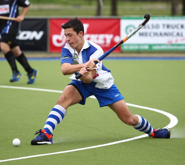 TOP EFFORT: Tyler Willott, who plays his club hockey for St Pat's, was the most valuable player for WRAS at the ClubsNSW Academy Games.