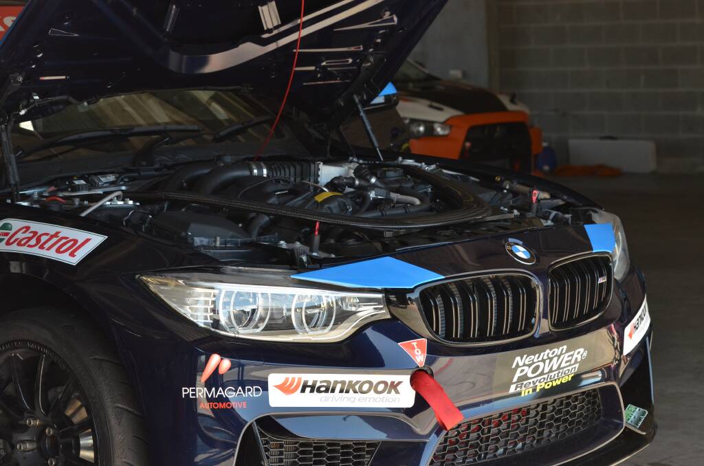 THE MACHINE: Orange's Tim Leahey topped the opening Bathurst 6 Hour practice behind the wheel of this BMW M3. Photo: ANYA WHITELAW