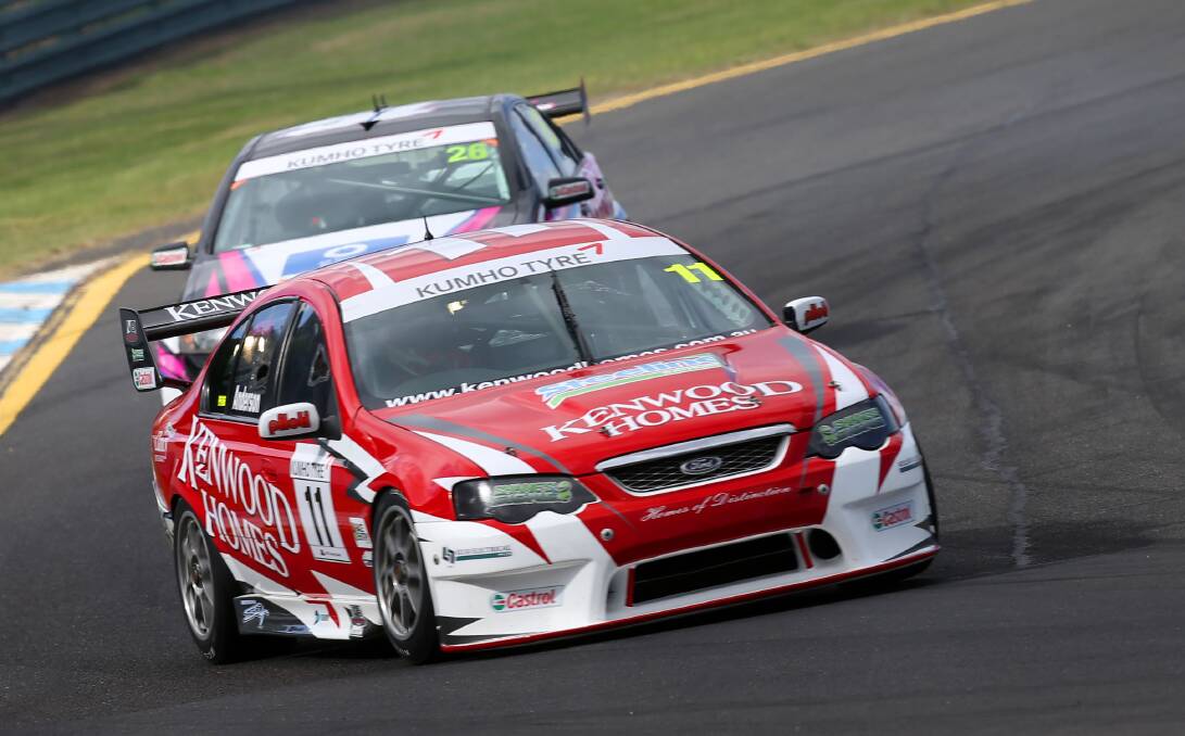 SOLID EFFORT: Bathurst driver Micahel Anderson placed eighth outright in the penultimate Kumho V8 Touring Car Series round. Photo: RICHARD CRAIL 040816michaelanderson