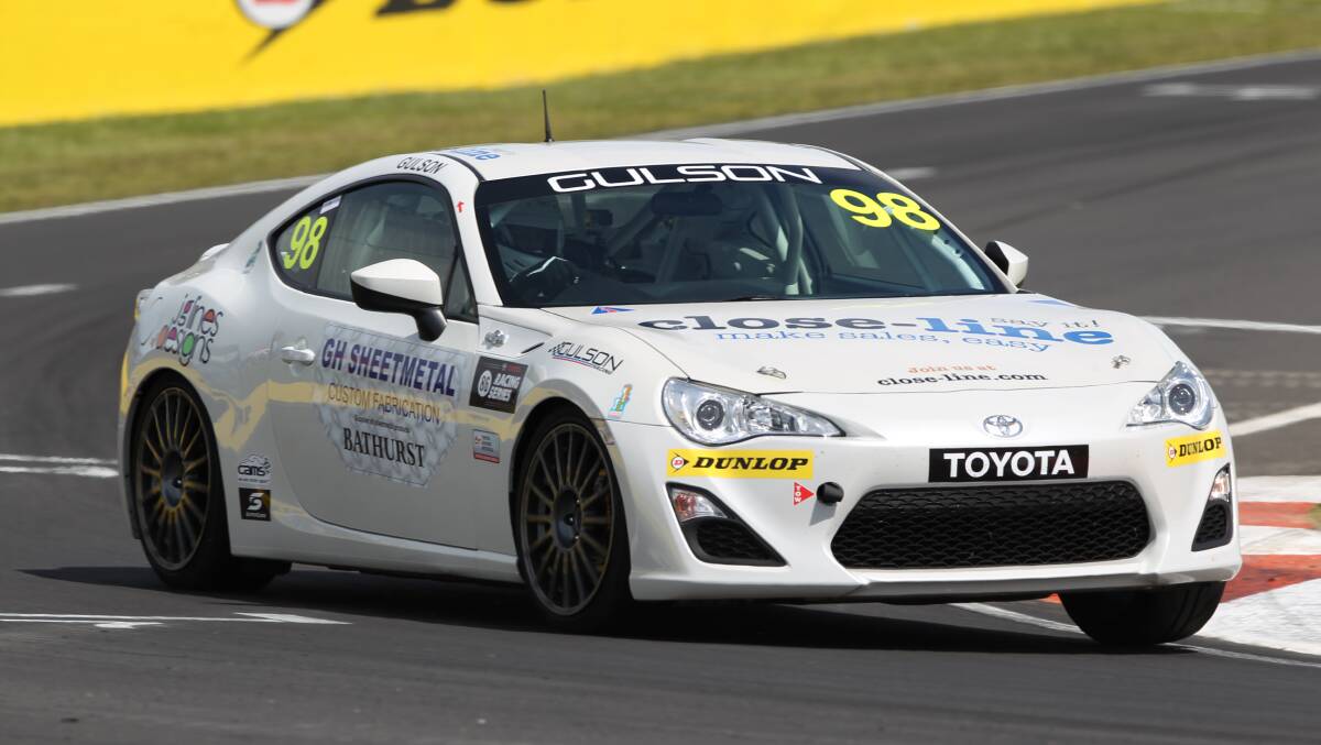 FINAL FLING: Dylan Gulson will be at Sydney Olympic Park this weekend for the final round of the Toyota 86 series. Photo: PHILL BLATCH