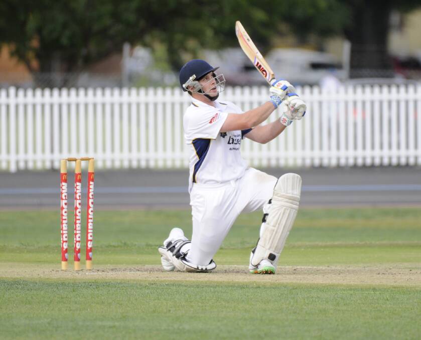 THINGS ARE LOOKING UP: St Pat's skipper Adam Ryan has helped guide his side to the competition lead heading into the two-dayers. Photo: CHRIS SEABROOK