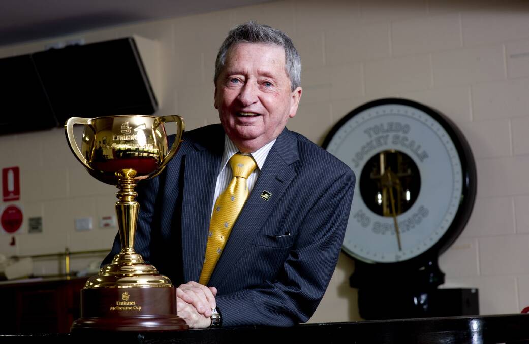 BOUND FOR BATHURST: John Letts will visit the city next month with the Melbourne Cup trophy. The former jockey won the legendary race twice before he retired.