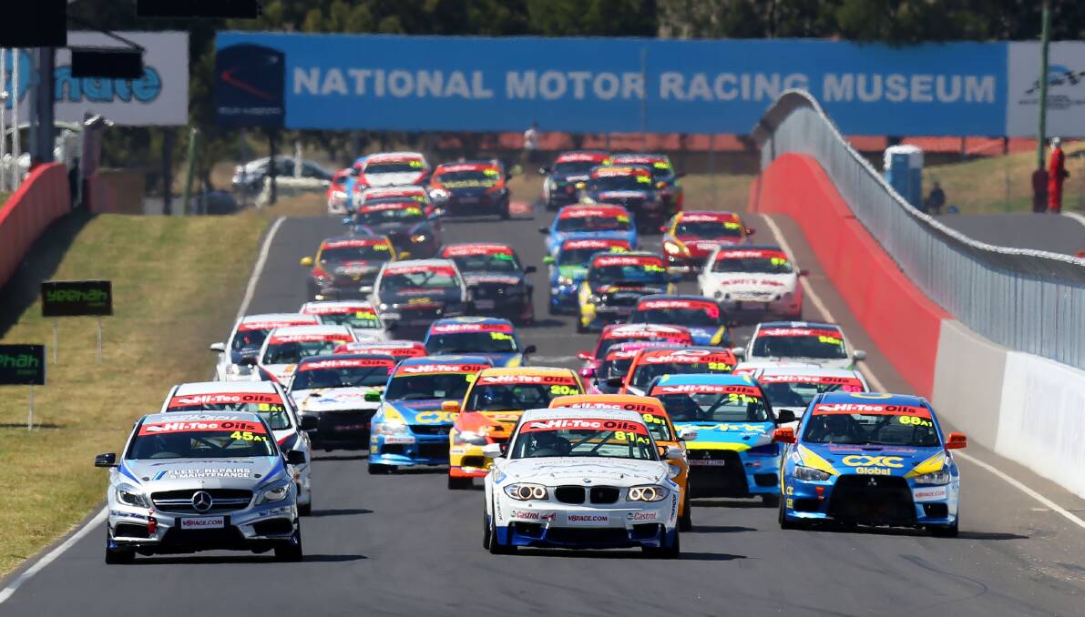 OFF AND RACING: Half the maximum grid capacity for the 2017 Bathurst 6 Hour has already been filled.