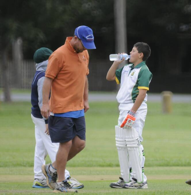 THIRSTY FOR SUCCESS: Bathurst batsman Cooper Brien has been named in the Western Zone Kookaburra Cup side. Photo: CHRIS SEABROOK