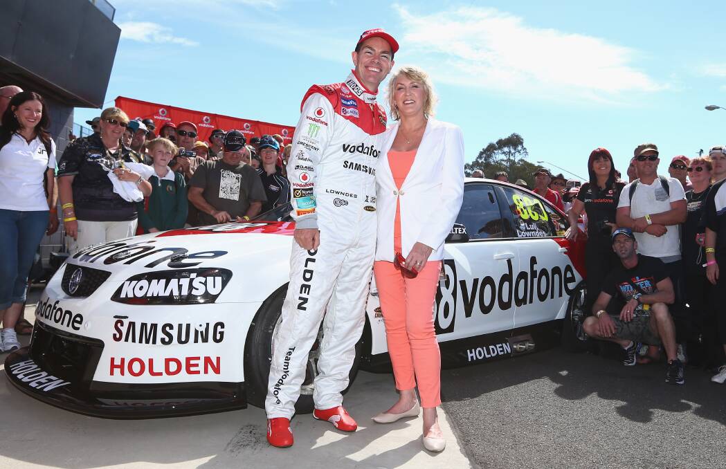 NO EASY TASK: Bev Brock says racing is very different to when Peter Brock won a record nine Bathurst titles, but she'd be happy to see Craig Lowndes match that effort.