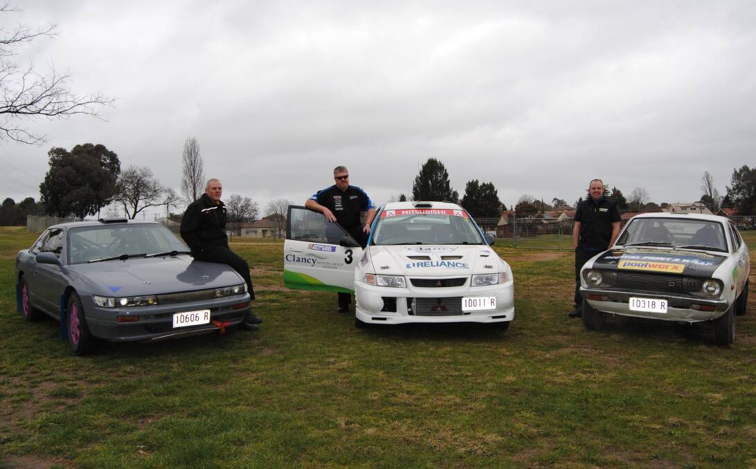 RALLY WEEKEND: Bathurst drivers Steven Wells, Ron Moore and Joe Chapman had mixed fortunes at the recent Orange Rally. Moore, who paired with his wife, placed third to extend their AMSAG Southern Cross Rally Series lead.