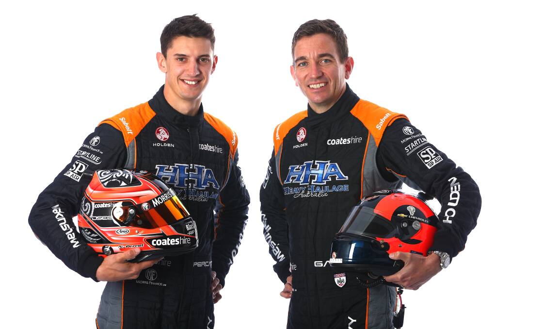 NO GO: Nick Percat (left) and Oliver Gavin were set to compete together at this year's Bathurst 1000, but Gavin has withdrawn. Photo: GETTY IMAGES