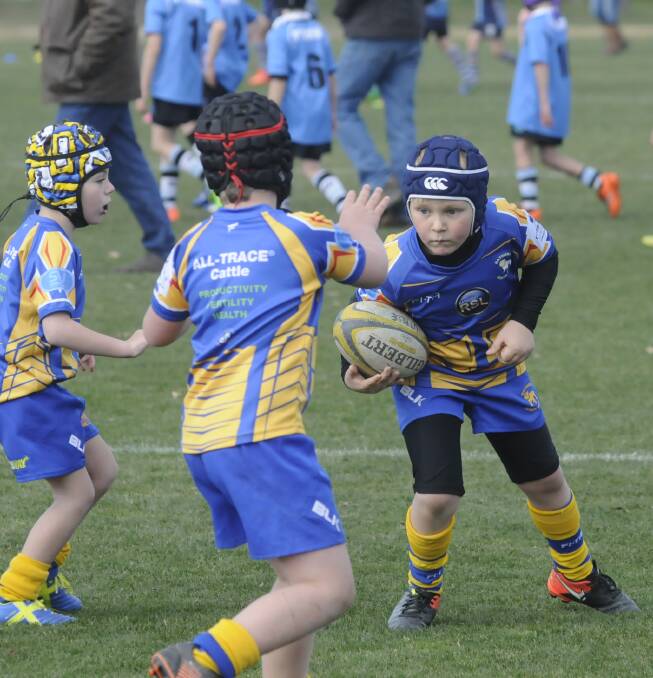 Chris Seabrook captured the action at the Bathurst Junior Rugby Club’s annual gala day.