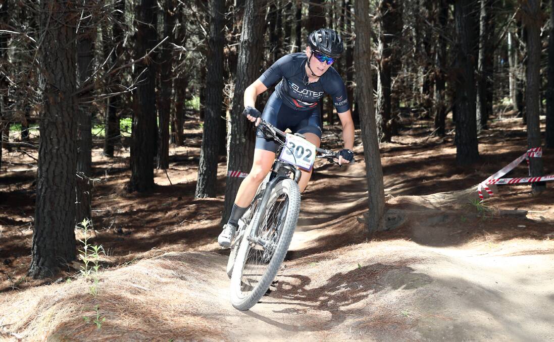 TAKE TWO: Bathurst native Laura Renshaw won a gold and silver in the Mountain Bike Australia Cross-Country Olympic Series.