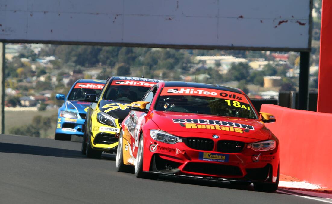 ON THE PACE: Sherrin Racing’s BMW M4 was the quickest at Mount Panorama across Friday's Bathurst 6 Hour practice sessions.
