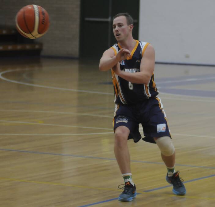 STEP IT UP: Kyle Simpson is a player coach Matt Chapman will be looking at to lift for the Goldminers this weekend when they take a squad of just seven to take on Queanbeyan and Canberra. Photo: CHRIS SEABROOK 062516cgoldm3