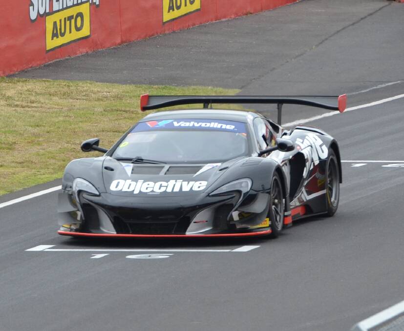 ANOTHER CRACK: The Objective Racing McLaren will have a strong driver line up for the 2018 Bathurst 12 Hour. Photo: ANYA WHITELAW