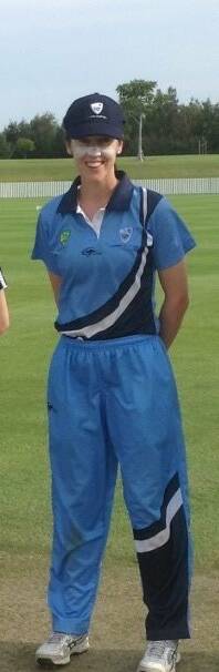 TOP KNOCK: Lisa Griffith hit an unbeaten 56 for Penrith.