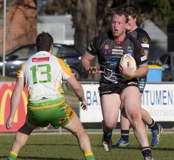CHALLENGE: Brent Seager and his fellow Panthers will face Mudgee in Mudgee this Saturday. Photo: ALEXANDER GRANT 071716agpanthers6