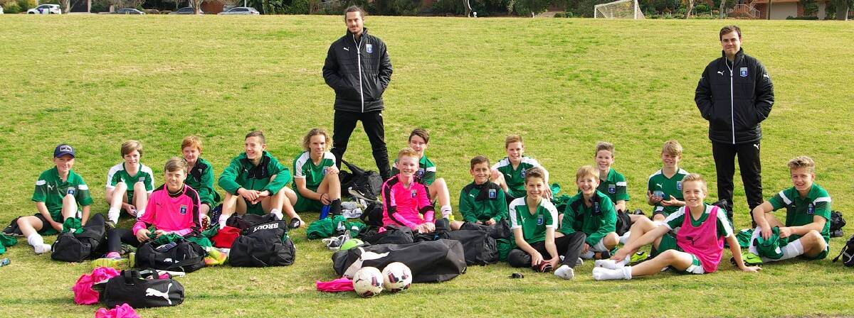 COUNTRY CHAMPIONS: The Western under 13s boys won the Country Cup, coached by Callum Christie and Lachlan Thomas. 