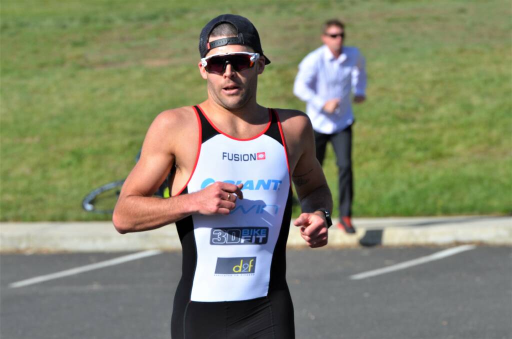HOT FORM: Nick North placed second in his 25-29 years division at the Nepean Triathlon as he clocked personal best splits.