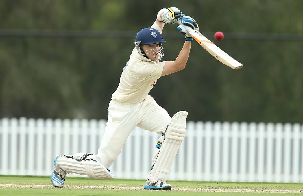BRILLIANT: NSW opener Nick Larkin made 210 against Jono Dean's Comets in Futures League cricket. The match finished in a draw. Photo: GETTY IMAGES