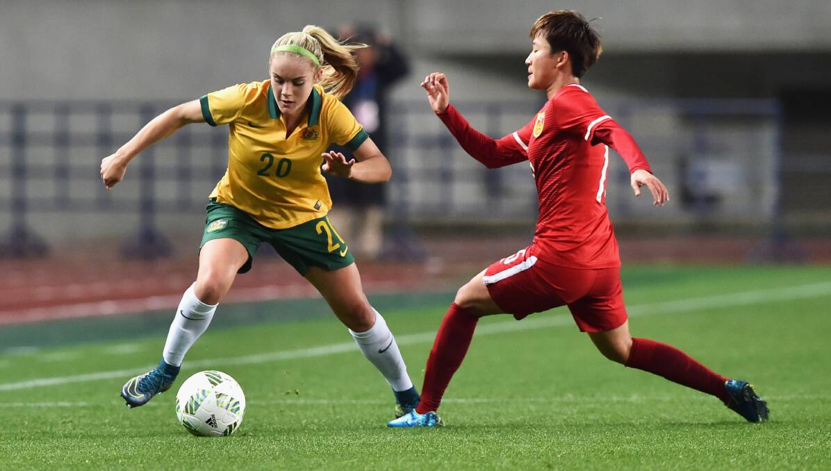 DEBUTANTE: Former Western NSW talent Ellie Carpenter is poised to make her Olympics debut. The Matildas begin their campaign against Canada.