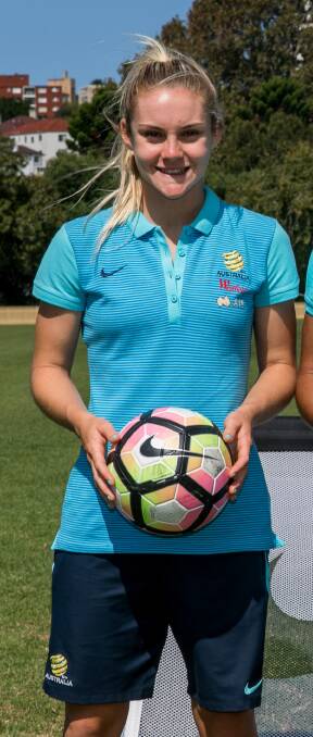 CHALLENGE: Ellie Carpenter will play at the Tournament of Nations.