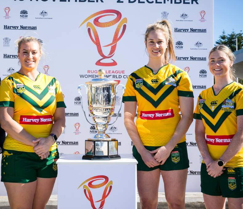 WARMING UP: The Jillaroos side Brad Donald coaches, including Ruan Sims, Kezie Apps and Maddie Studdon, will play in Papua New Guinea ahead of the World Cup.